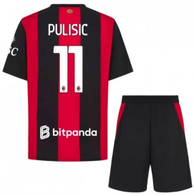AC Milan Pulisic 11 Fodboldtrøjer Børn Hjemme 2026-27 Kort ærmer