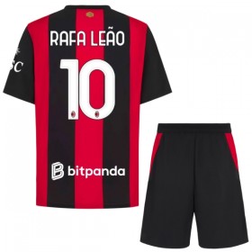 AC Milan Rafael Leao 10 Fodboldtrøjer Børn Hjemme 2026-27 Kort ærmer