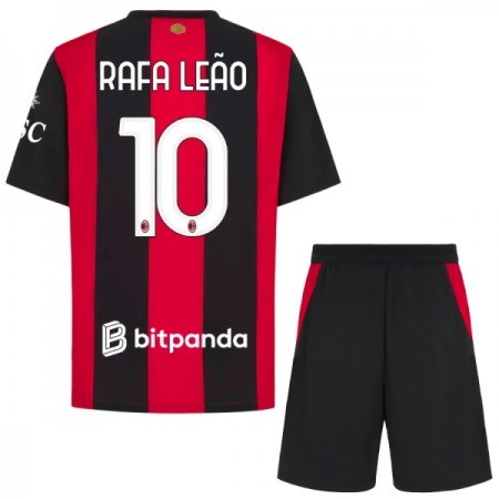 AC Milan Rafael Leao 10 Fodboldtrøjer Børn Hjemme 2026-27 Kort ærmer