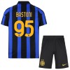 Inter Milan Bastoni 95 Fodboldtrøjer Børn Hjemme 2026-27 Kort ærmer