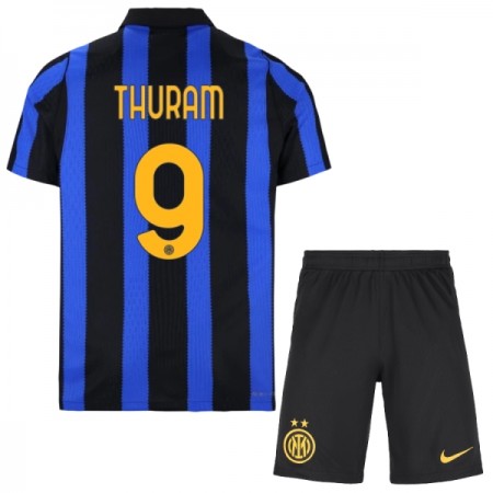 Inter Milan Thuram 9 Fodboldtrøjer Børn Hjemme 2026-27 Kort ærmer