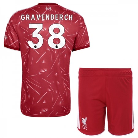 Liverpool Gravenberch 38 Fodboldtrøjer Børn Hjemme 2026-27 Kort ærmer