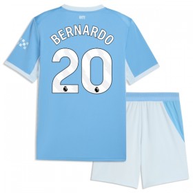 Manchester City Bernardo 20 Fodboldtrøjer Børn Hjemme 2026-27 Kort ærmer