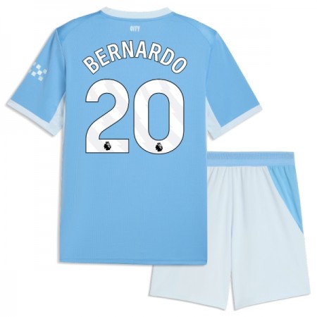 Manchester City Bernardo 20 Fodboldtrøjer Børn Hjemme 2026-27 Kort ærmer