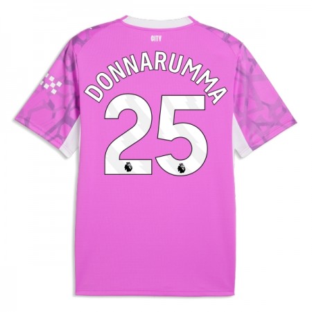 Manchester City Donnarumma 25 Fodboldtrøjer Målmand Udebane Pink 2026-27 Kort ærmer