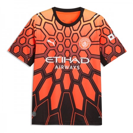 Manchester City Fodboldtrøjer Målmand Tredje Orange 2026-27 Kort ærmer