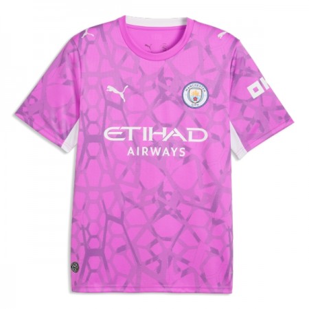 Manchester City Fodboldtrøjer Målmand Udebane Pink 2026-27 Kort ærmer