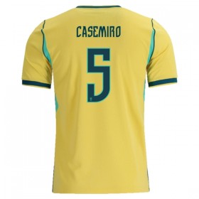 Brasilien Casemiro 5 Fodboldtrøjer Hjemme VM 2026 Kort ærmer