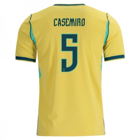 Brasilien Casemiro 5 Fodboldtrøjer Hjemme VM 2026 Kort ærmer