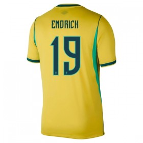 Brasilien Endrick 19 Fodboldtrøjer Hjemme VM 2026 Kort ærmer
