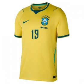 Brasilien Endrick 19 Fodboldtrøjer Hjemme VM 2026 Kort ærmer