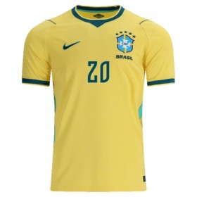 Brasilien Estevao 20 Fodboldtrøjer Hjemme VM 2026 Kort ærmer