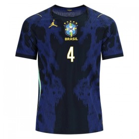 Brasilien Marquinhos 4 Fodboldtrøjer Udebane VM 2026 Kort ærmer
