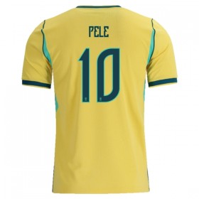 Brasilien Pele 10 Fodboldtrøjer Hjemme VM 2026 Kort ærmer