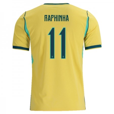 Brasilien Raphinha 11 Fodboldtrøjer Hjemme VM 2026 Kort ærmer