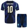 Brasilien Ronaldinho 10 Fodboldtrøjer Børn Udebane VM 2026 Kort ærmer