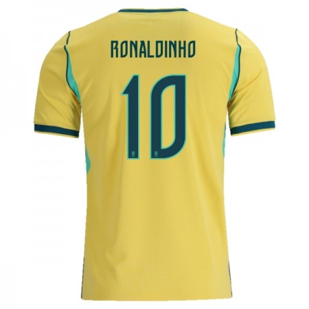 Brasilien Ronaldinho 10 Fodboldtrøjer Hjemme VM 2026 Kort ærmer