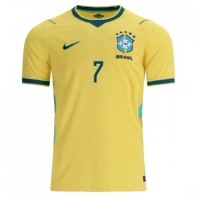 Brasilien Vini JR. 7 Fodboldtrøjer Børn Hjemme VM 2026 Kort ærmer