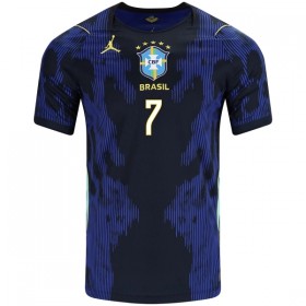 Brasilien Vini JR. 7 Fodboldtrøjer Børn Udebane VM 2026 Kort ærmer
