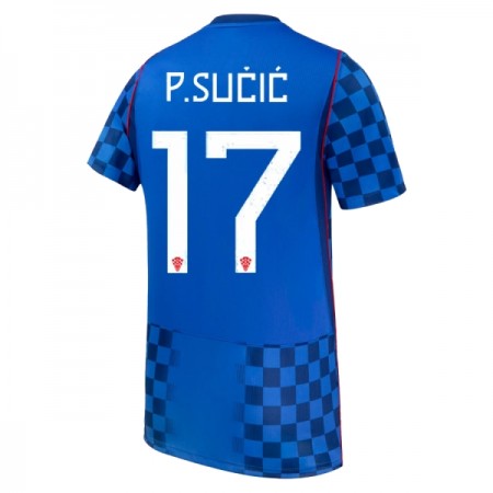 Kroatien P. Sucic 17 Fodboldtrøjer Udebane VM 2026 Kort ærmer