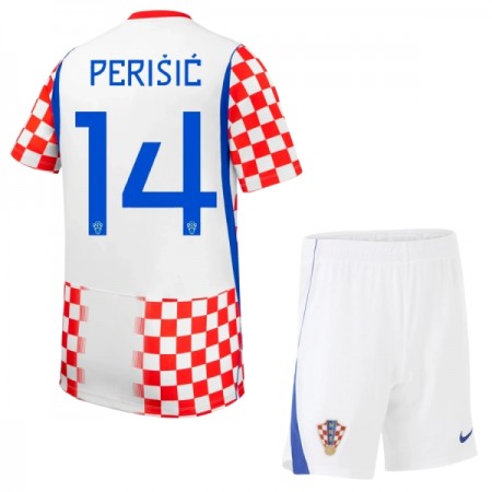 Kroatien Perišić 14 Fodboldtrøjer Børn Hjemme VM 2026 Kort ærmer