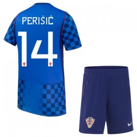 Kroatien Perišić 14 Fodboldtrøjer Børn Udebane VM 2026 Kort ærmer