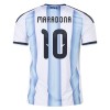 Argentina Maradona 10 Fodboldtrøjer Hjemme VM 2026 Kort ærmer