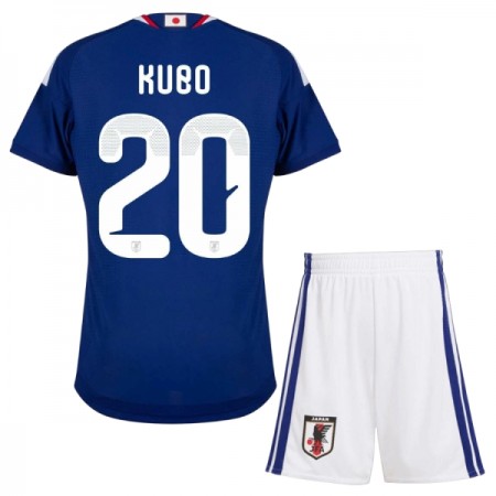 Japan Kubo 20 Fodboldtrøjer Børn Hjemme VM 2026 Kort ærmer