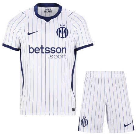 Inter Milan Fodboldtrøjer Børn Udebane 2026-27 Kort ærmer Inter Milan Fodboldtrøjer Børn Udebane 2026-27 Kort ærmer