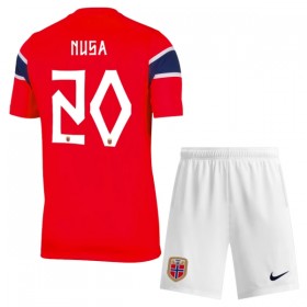 Norge Nusa 20 Fodboldtrøjer Børn Hjemme VM 2026 Kort ærmer