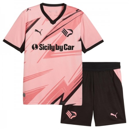Palermo Fodboldtrøjer Børn Hjemme 2026-27 Kort ærmer