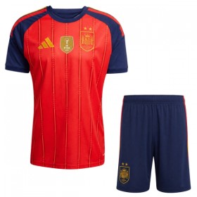 Spanien 2 Stars Fodboldtrøjer Børn Hjemme VM 2026 Kort ærmer