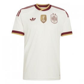 Spanien 2 Stars Fodboldtrøjer Udebane VM 2026 Kort ærmer