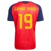 Spanien 2 Stars Lamine Yamal 19 Fodboldtrøjer Børn Hjemme VM 2026 Kort ærmer