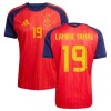 Spanien 2 Stars Lamine Yamal 19 Fodboldtrøjer Hjemme VM 2026 Kort ærmer