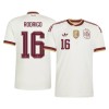 Spanien 2 Stars Rodrigo 16 Fodboldtrøjer Udebane VM 2026 Kort ærmer