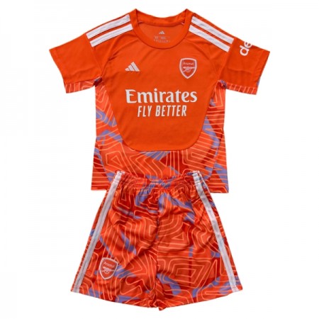 Arsenal Fodboldtrøjer Målmand Børn Orange 2026-27 Kort ærmer