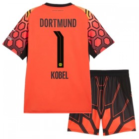 Borussia Dortmund Kobel 1 Fodboldtrøjer Målmand Børn Hjemme Orange 2026-27 Kort ærmer