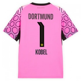 Borussia Dortmund Kobel 1 Fodboldtrøjer Målmand Udebane Pink 2026-27 Kort ærmer