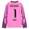 Borussia Dortmund Kobel 1 Fodboldtrøjer Målmand Udebane Pink 2026-27 Langærmet