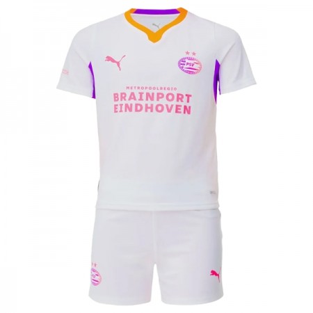 PSV Eindhoven Fodboldtrøjer Børn Udebane 2026-27 Kort ærmer