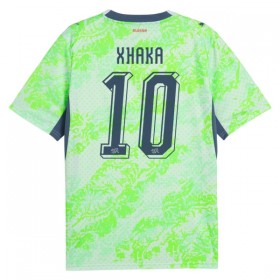 Schweiz Granit Xhaka 10 Fodboldtrøjer Udebane VM 2026 Kort ærmer