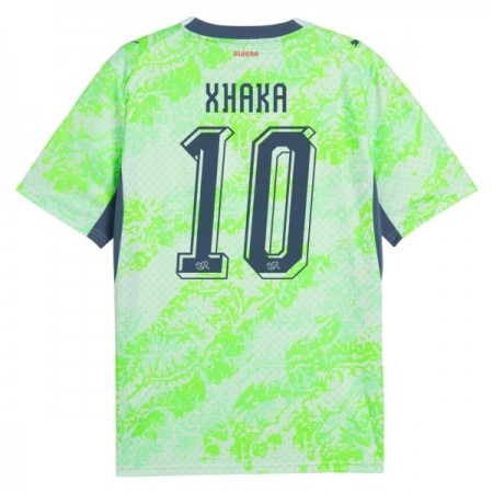 Schweiz Granit Xhaka 10 Fodboldtrøjer Udebane VM 2026 Kort ærmer