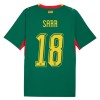 Senegal Sarr 18 Fodboldtrøjer Udebane VM 2026 Kort ærmer Senegal Sarr 18 Fodboldtrøjer Udebane VM 2026 Kort ærmer