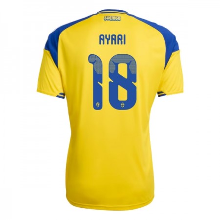 Sverige Ayari 18 Fodboldtrøjer Hjemme VM 2026 Kort ærmer