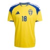 Sverige Ayari 18 Fodboldtrøjer Hjemme VM 2026 Kort ærmer
