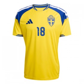 Sverige Ayari 18 Fodboldtrøjer Hjemme VM 2026 Kort ærmer