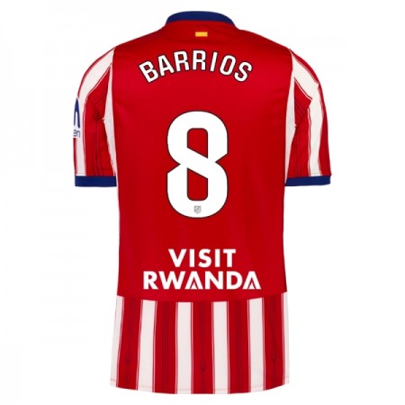 Atlético Madrid Barrios 8 Fodboldtrøjer Hjemme 2026-27 Kort ærmer Atlético Madrid Barrios 8 Fodboldtrøjer Hjemme 2026-27 Kort ærmer