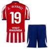 Atlético Madrid J. Alvarez 19 Fodboldtrøjer Børn Hjemme 2026-27 Kort ærmer