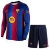 FC Barcelona Fodboldtrøjer Børn Hjemme 2026-27 Langærmet FC Barcelona Fodboldtrøjer Børn Hjemme 2026-27 Langærmet